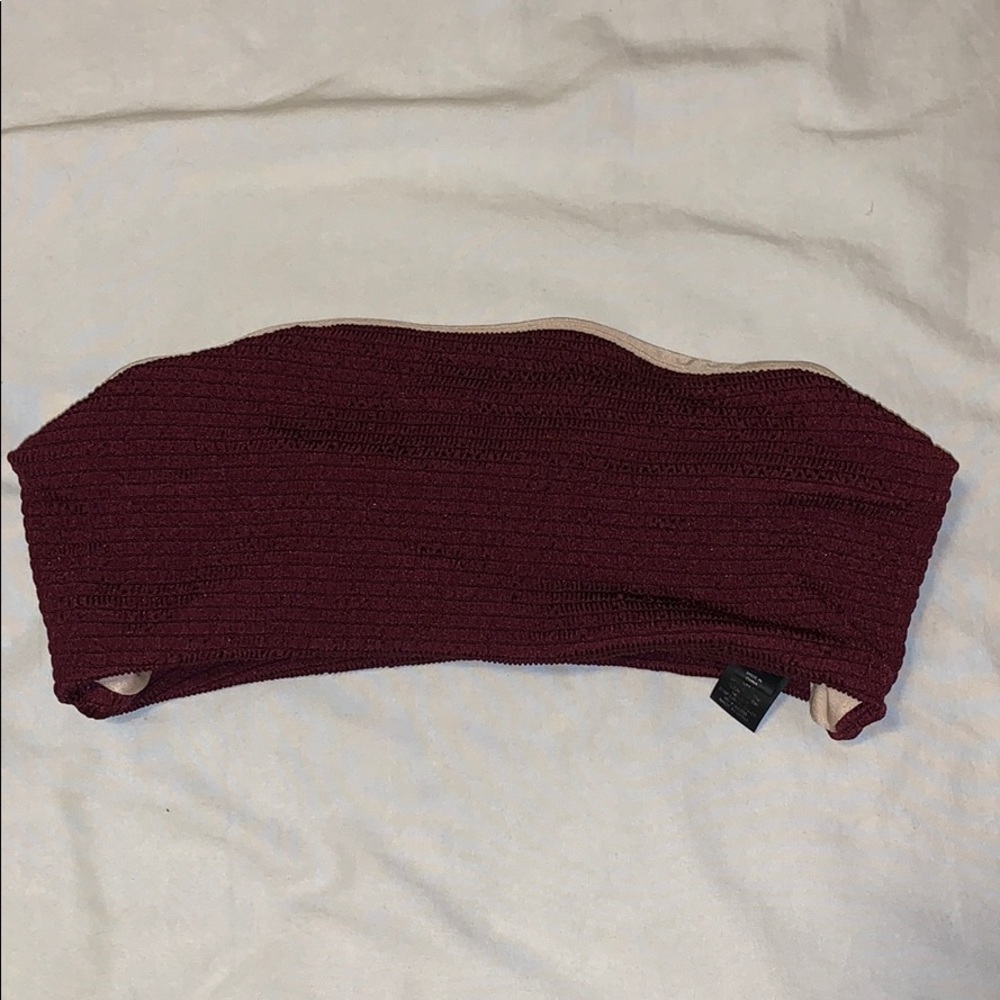 Pacsun strapless bikini top